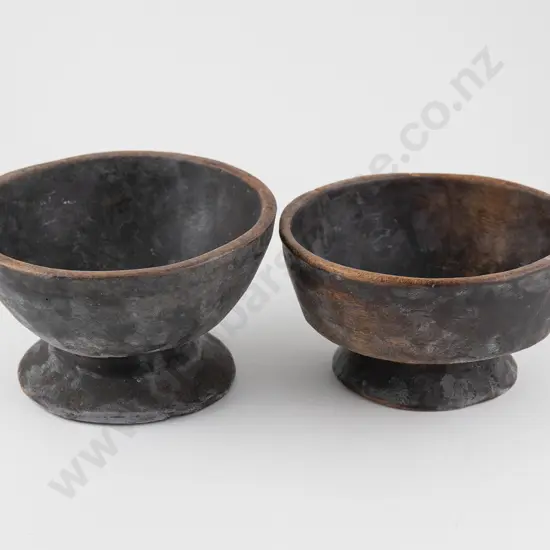 Two 19th century Melanesian Hard wood bowls