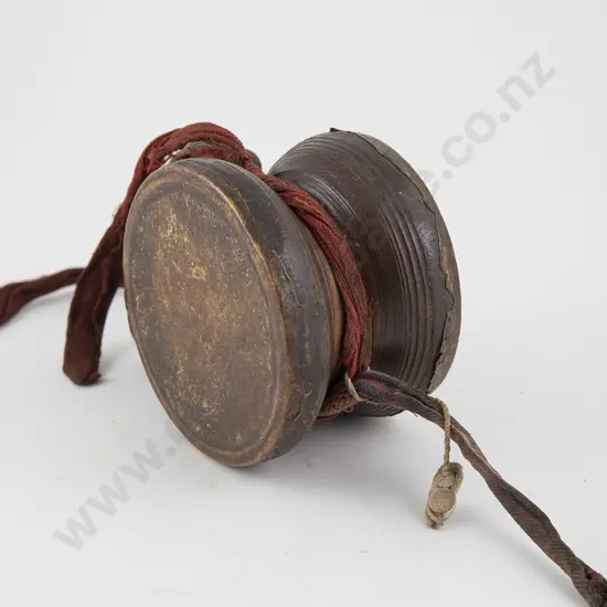 19th Century Tibetan Damaru ( Ritual Drum)
