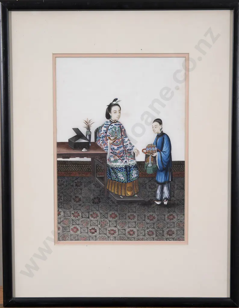 Three Chinese Rice paper paintings Image 1++
