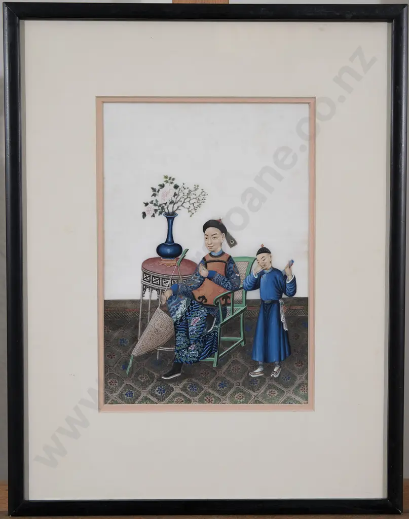 Three Chinese Rice paper paintings Image 1++