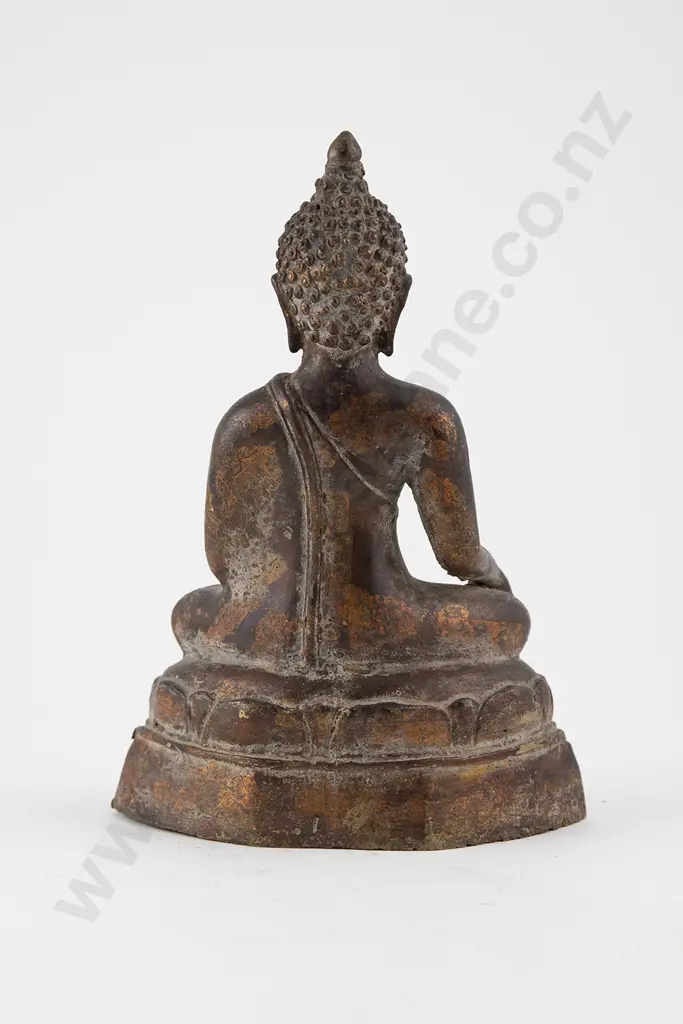 Thai  Bronze Ayutthaya  Period Buddha Figure ( 1350-1767) Image 1++