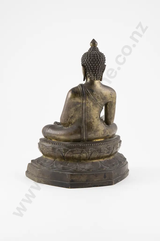 Thai  Bronze Ayutthaya  Period Buddha Figure ( 1350-1767) Image 1++