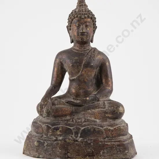 Thai  Bronze Ayutthaya  Period Buddha Figure ( 1350-1767)