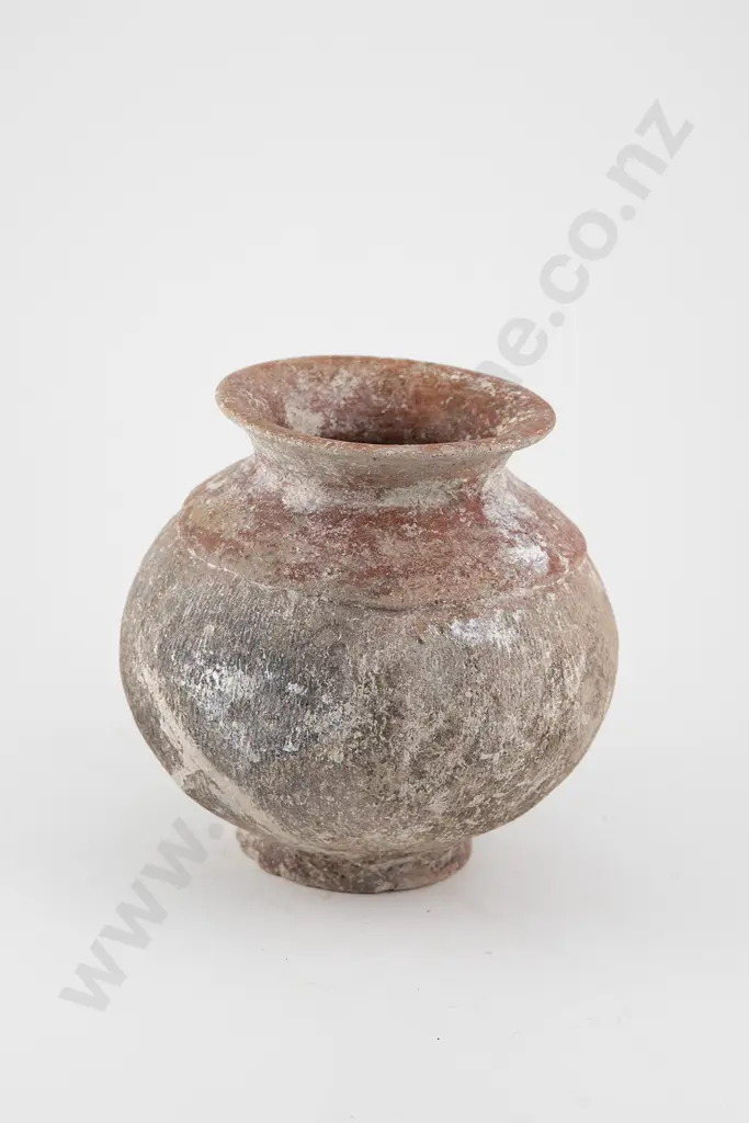 Rare Thai Bronze Age Red Slip Jar Image 1++