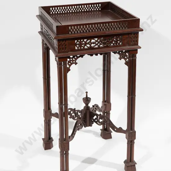 Edwardian Chinese Chippendale Style Tea table