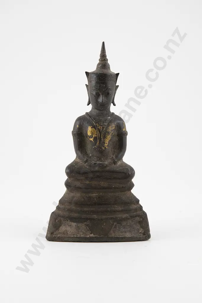 Thai Bronze Ayutthaya Period Buddha Figure ( 1350-1767) Image 1++