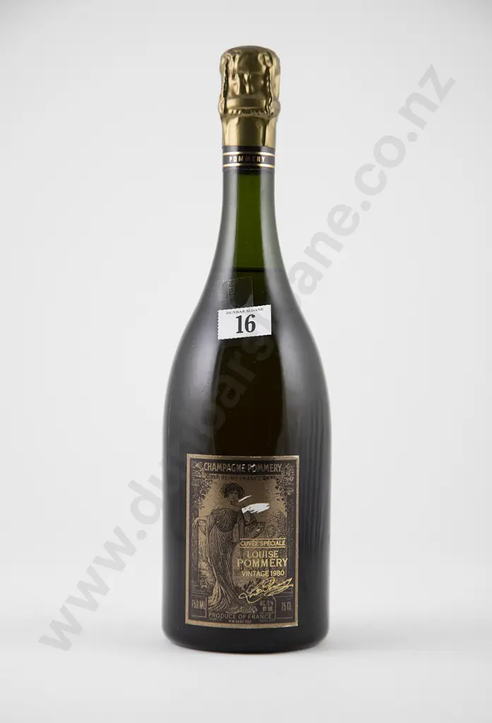 1 bottle 1980 Louise Pommery Cuvee Speciale Champagne Image 1++