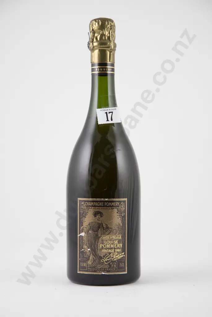 1 bottle 1980 Louise Pommery Cuvee Speciale Champagne Image 1++