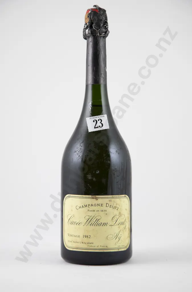 1 bottle 1982 Cuvee William Deutz Brut Champagne Image 1++