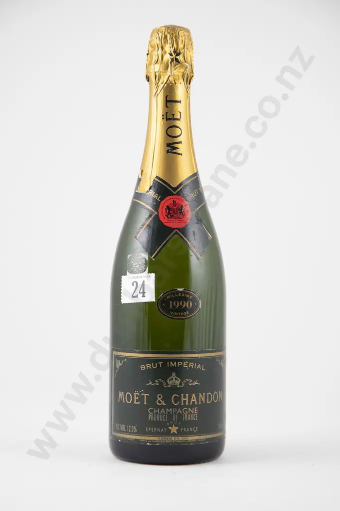 1 bottle 1990 Moet & Chandon Brut Imperial Epernay Champagne Image 1++