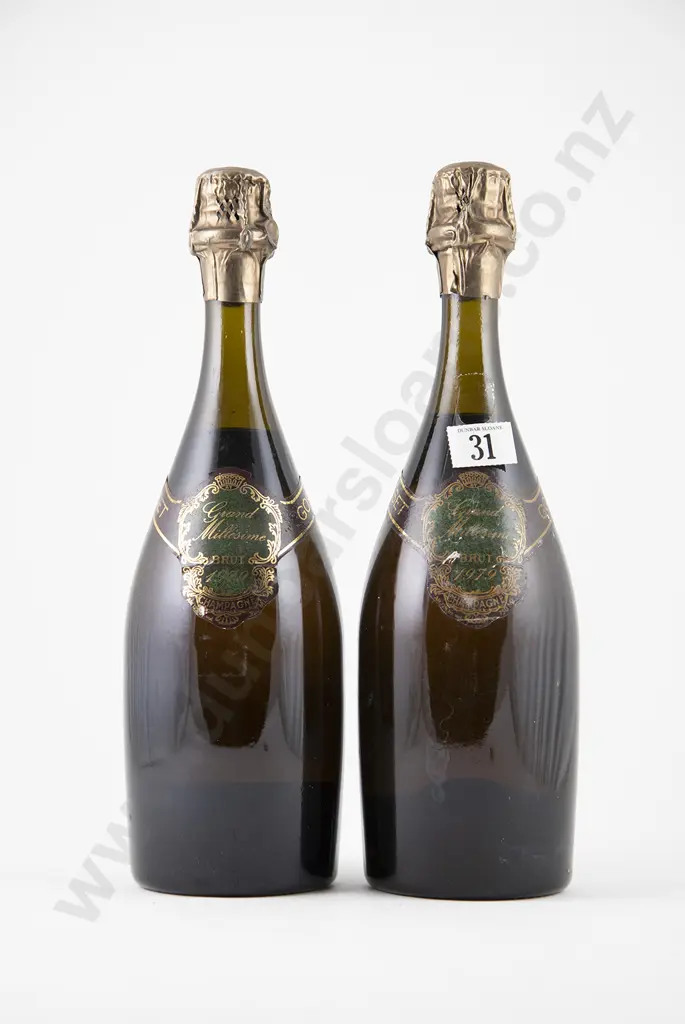 2 bottles 1979 Gosset Grand Millesime Brut Champagne Image 1++