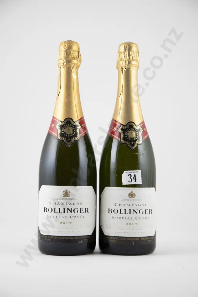 2 bottles NV Bollinger Special Cuvee Brut Champagne Image 1++