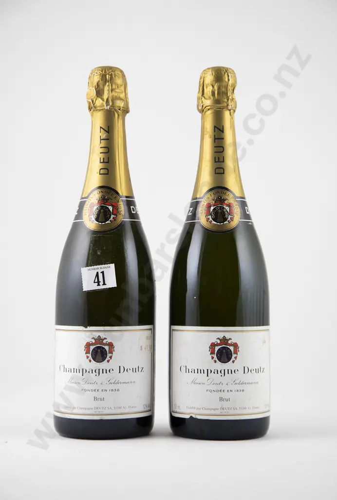 2 bottles NV Deutz & Geldermann Gold Lack Brut Champagne Image 1++