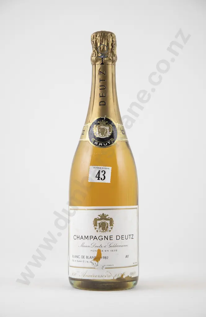 1 bottle 150th Anniversary 1838 - 1988 Deutz & Geldermann Brut Champagne Image 1++