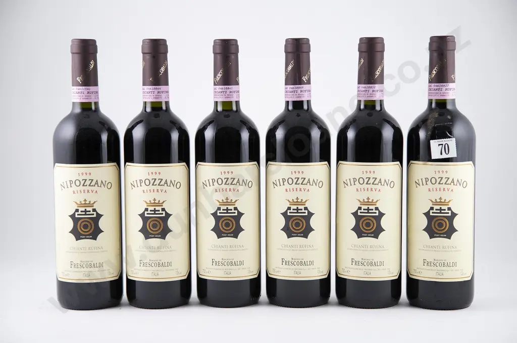 6 bottles 1999 Marchesi Frescobaldi Nipozzano Chianti Rufina Riserva Image 1++