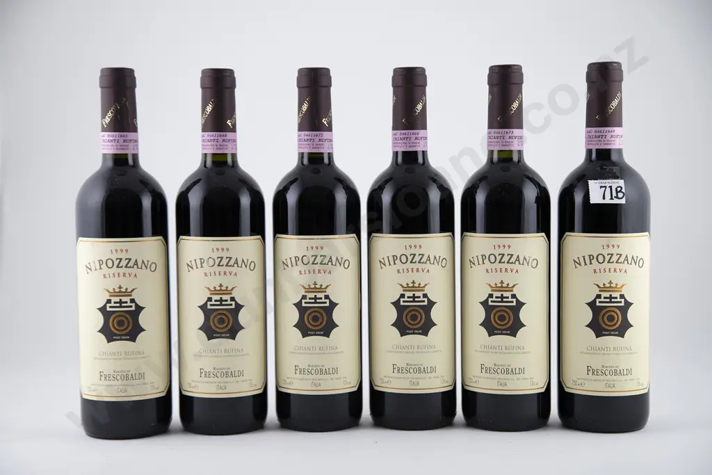 6 bottles 1999 Marchesi Frescobaldi Nipozzano Chianti Rufina Riserva Image 1++