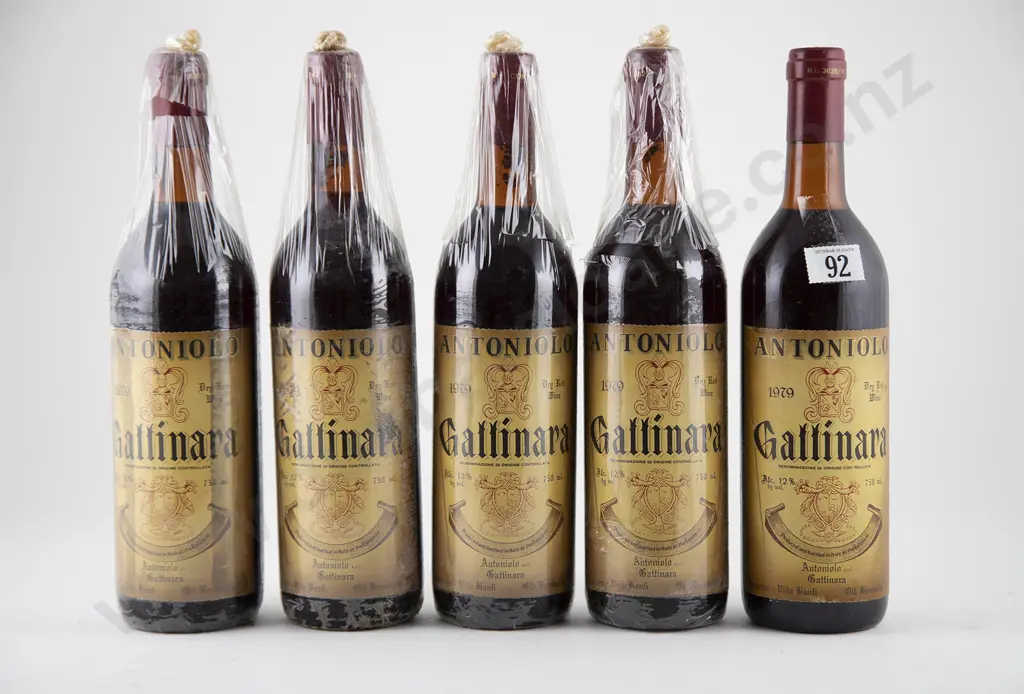 5 bottles 1979 Antoniolo Gattinara Image 1++