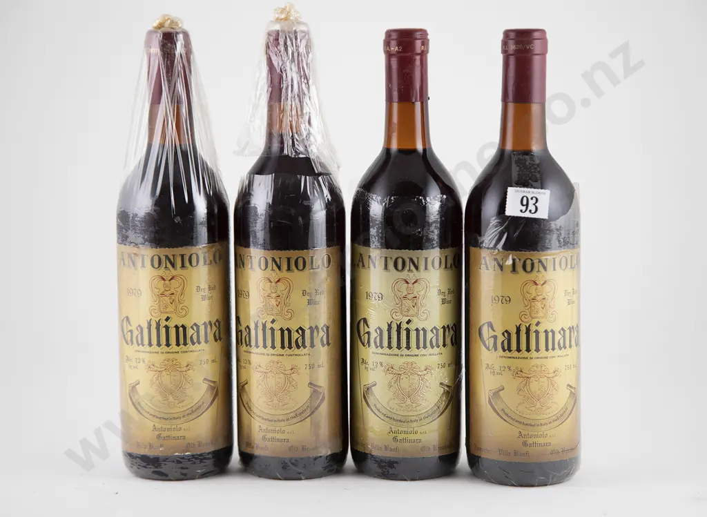 4 bottles 1979 Antoniolo Gattinara Image 1++