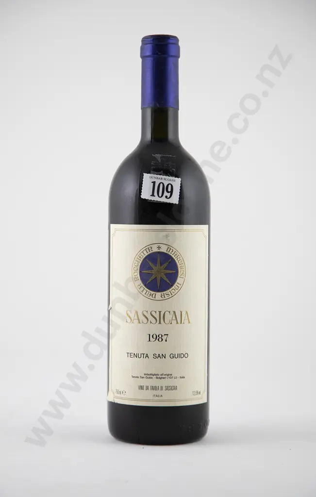 1 bottle 1987 Tenuta San Guido Sassicaia Bolgheri Image 1++