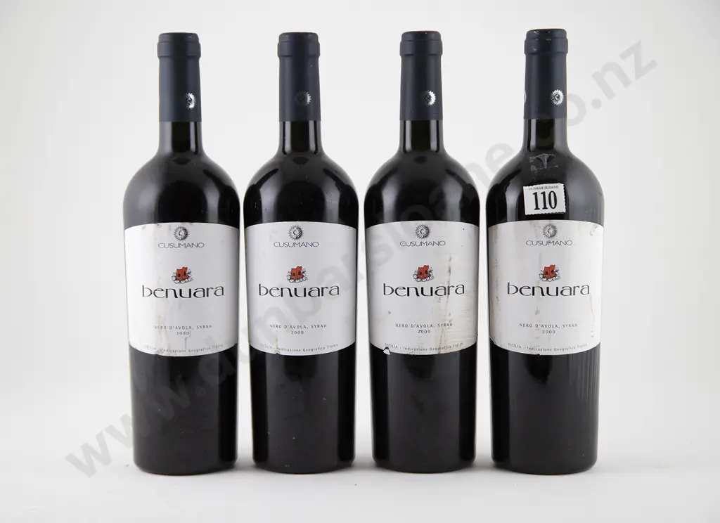 4 bottles 2000 Cusumano Benuara Nero d'Avola - Syrah Terre Siciliane IGT Image 1++