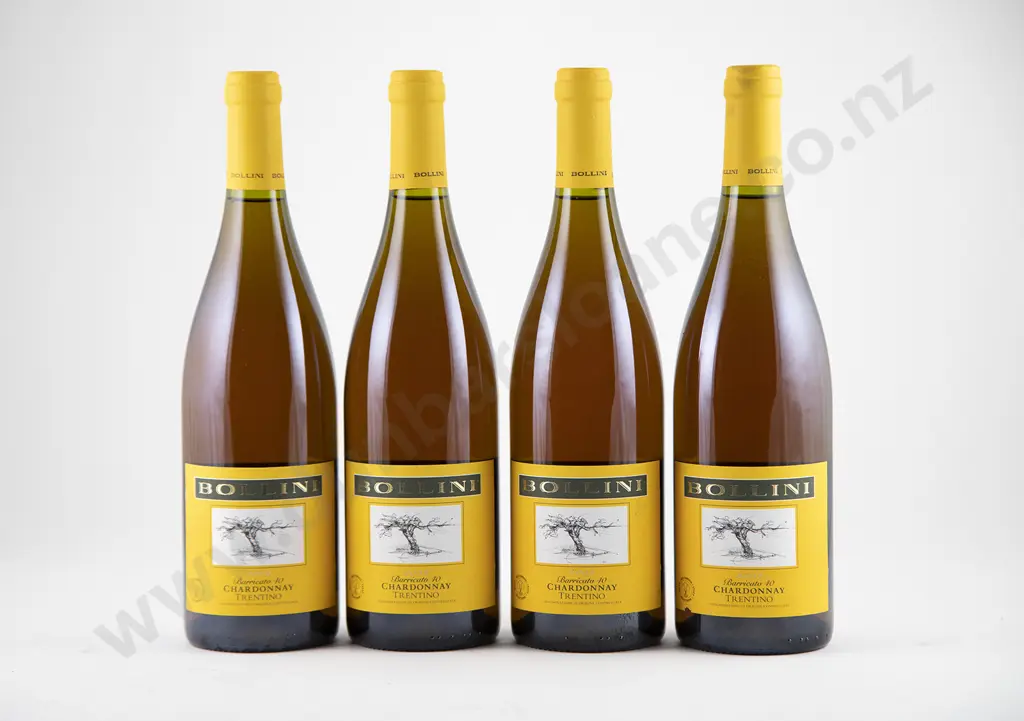4 bottles 2002 Bollini Barricato 40 Chardonnay Trentino Image 1++