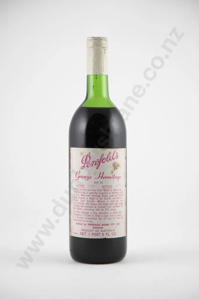 1 bottle 1969 Vintage Penfolds Grange Bin 95 Image 1++