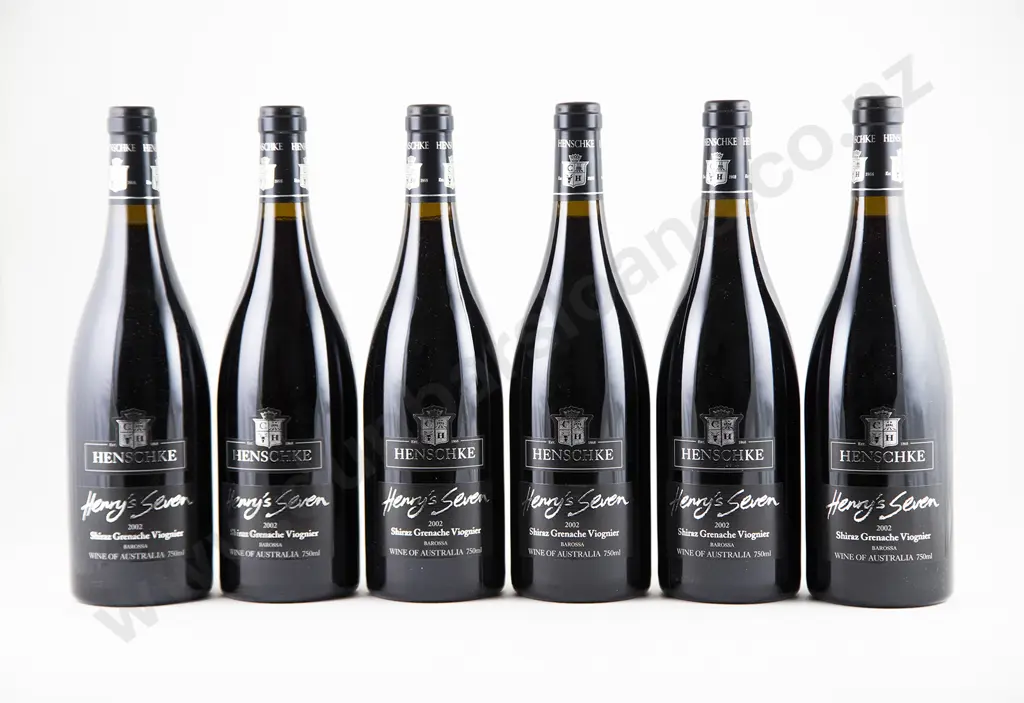 6 bottles 2002 Henschke Henry's Seven Shiraz Grenache Viognier Image 1++