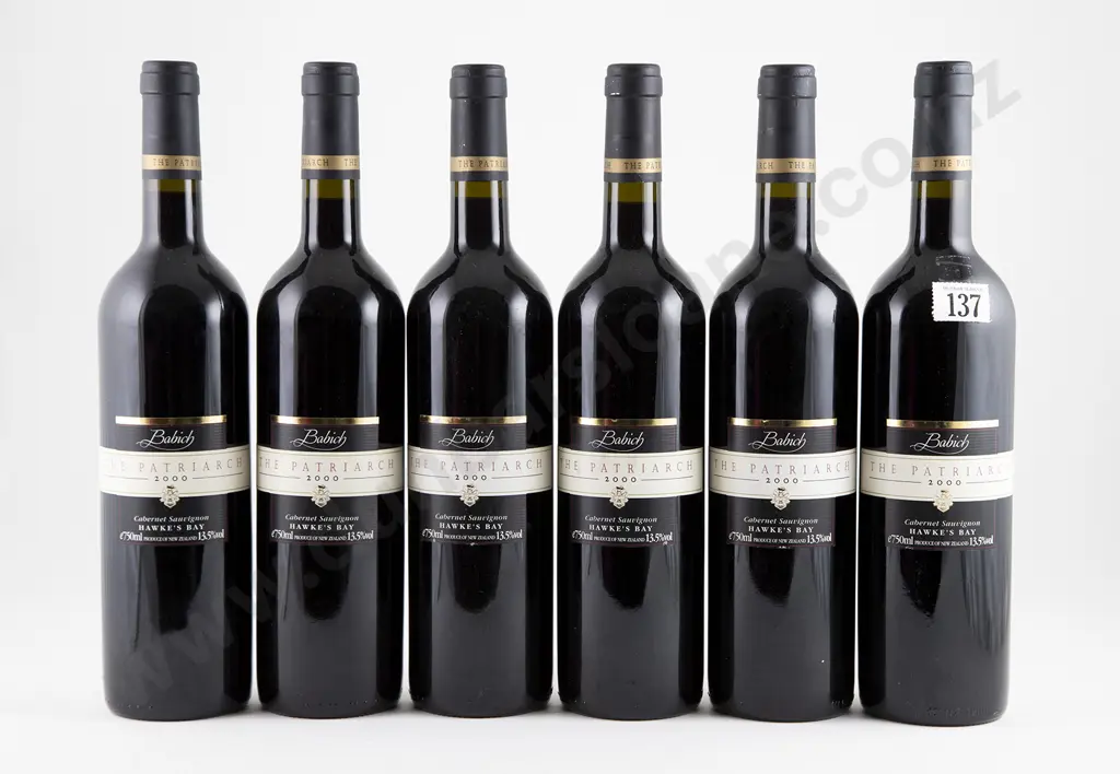 6 bottles 2000 Babich The Patriarch Image 1++