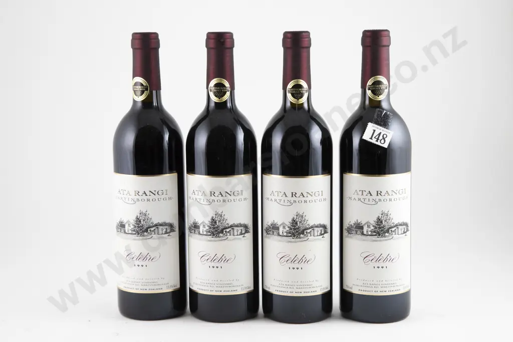 4 bottles 1991 Ata Rangi Celebre Image 1++