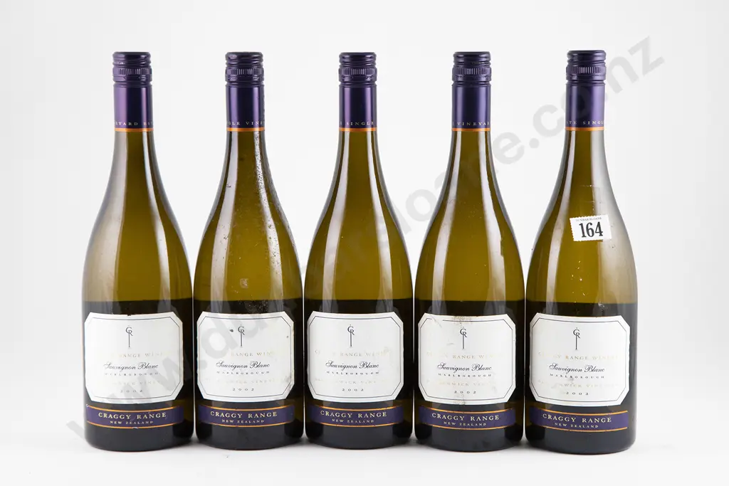 5 bottles 2002 Craggy Range Sauvignon Blanc Image 1++