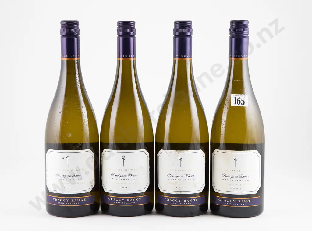 4 bottles 2002 Craggy Range Sauvignon Blanc Image 1++
