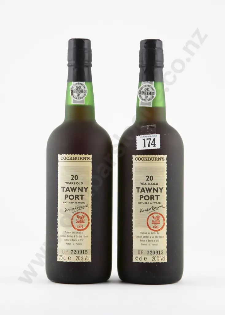 2 bottles Cockburns 20 Years Old Tawny Port Directors' Reserve Image 1++