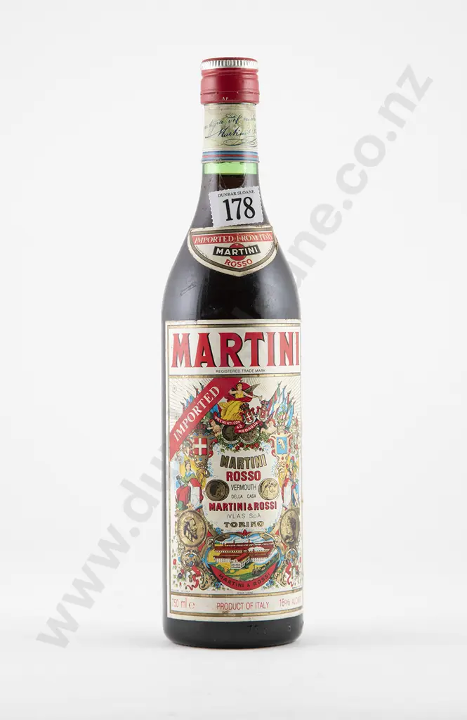 1 bottle Martini Rosso bottled C1980's Image 1++