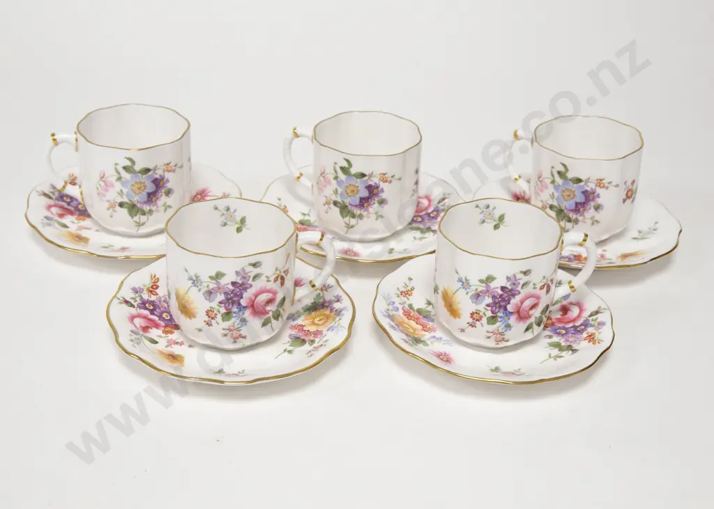 Five RCD Cups and Saucers Image 1++
