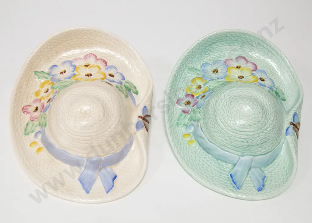 Two Beswick Sunhat Form Wall Pockets Image 1++