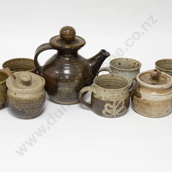 Various NZ Pottery Tea Ware