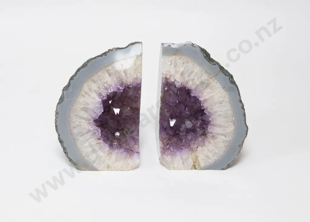 Pair of Australian Geological Sample Bookends Image 1++