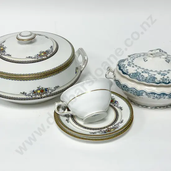 Box of Assorted China Servingware