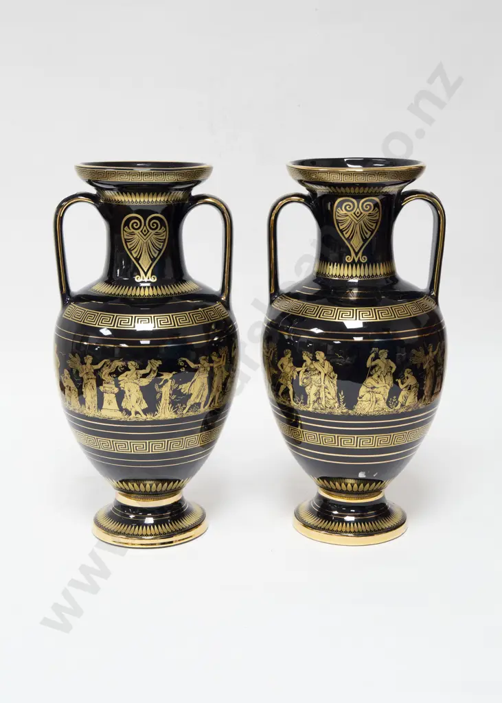 Pair of Modern Grecian Style Vases Image 1++