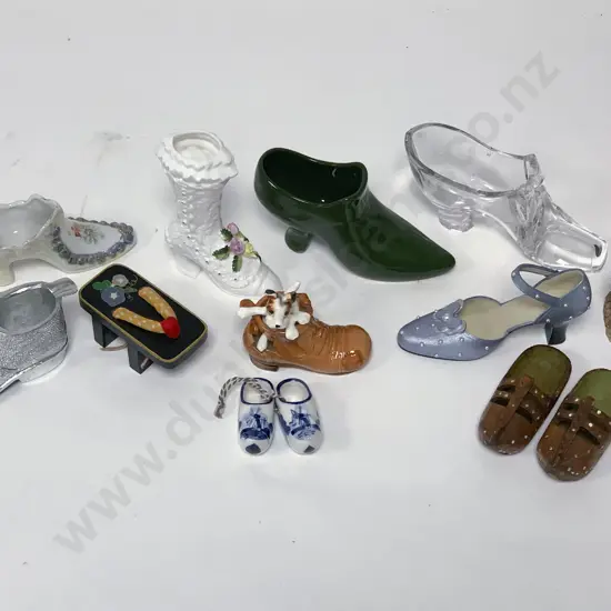 Two Boxes of Assorted Shoe Ornaments