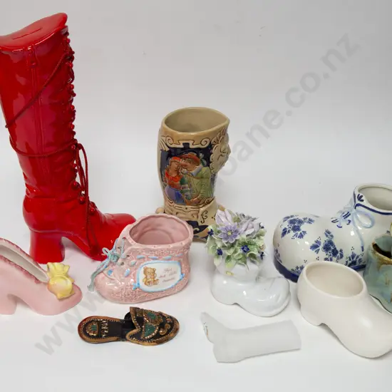 Two Boxes of Assorted Shoe Ornaments