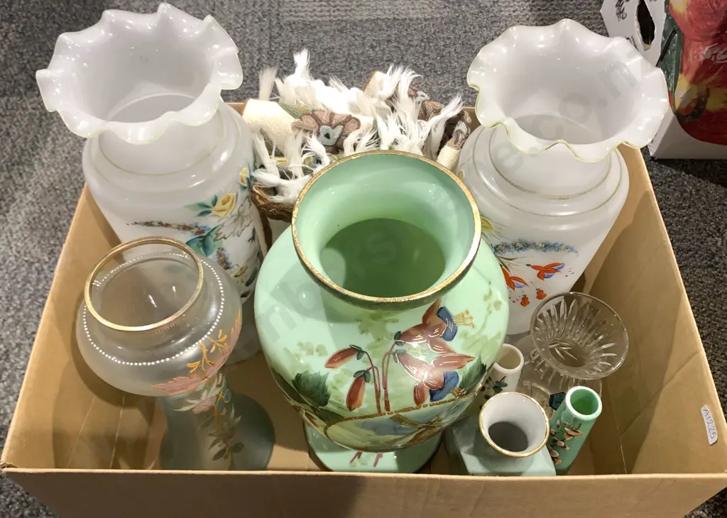 Box of Assorted Vases Image 1++