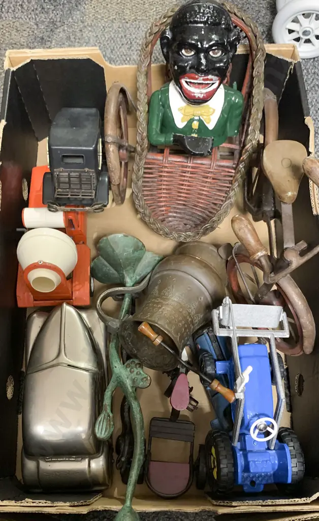 Box of Assorted Toy Vehicles Image 1++