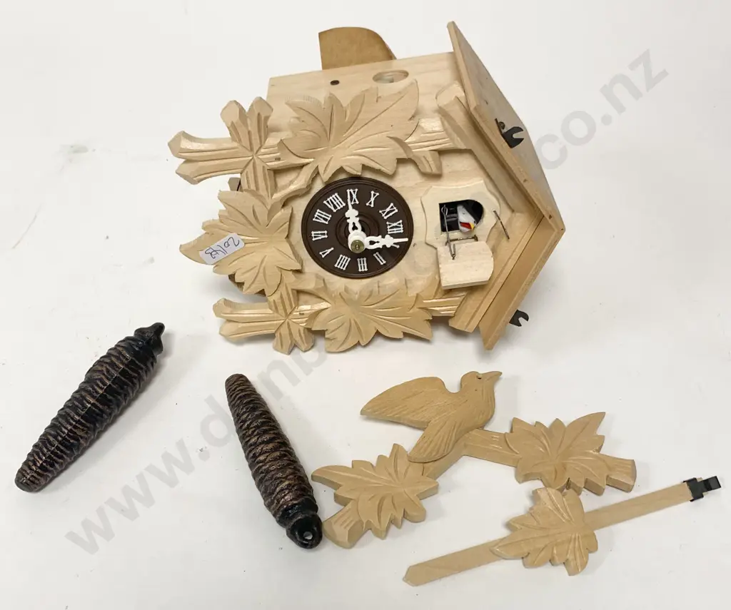 Small Carved Cuckoo Clock Image 1++