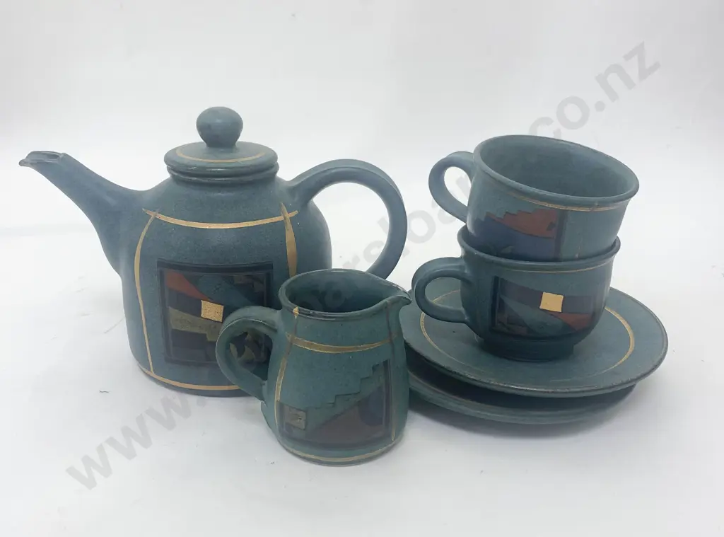 Pottery Part Tea Set Image 1++