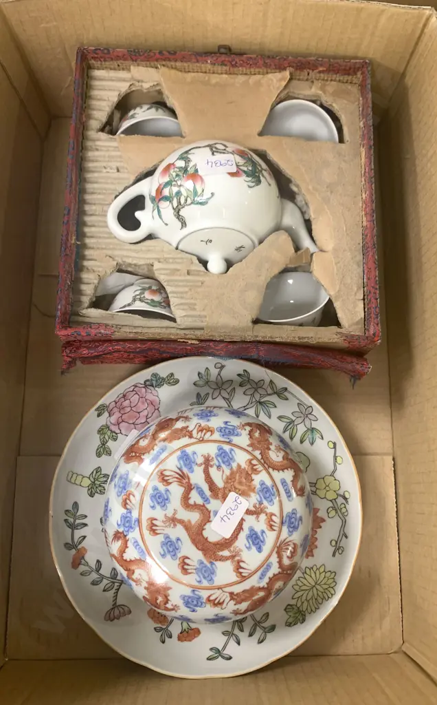 Boxed China Tea Set and Assorted Image 1++