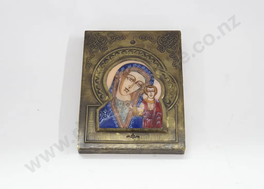 Enamel Religious Icon Image 1++
