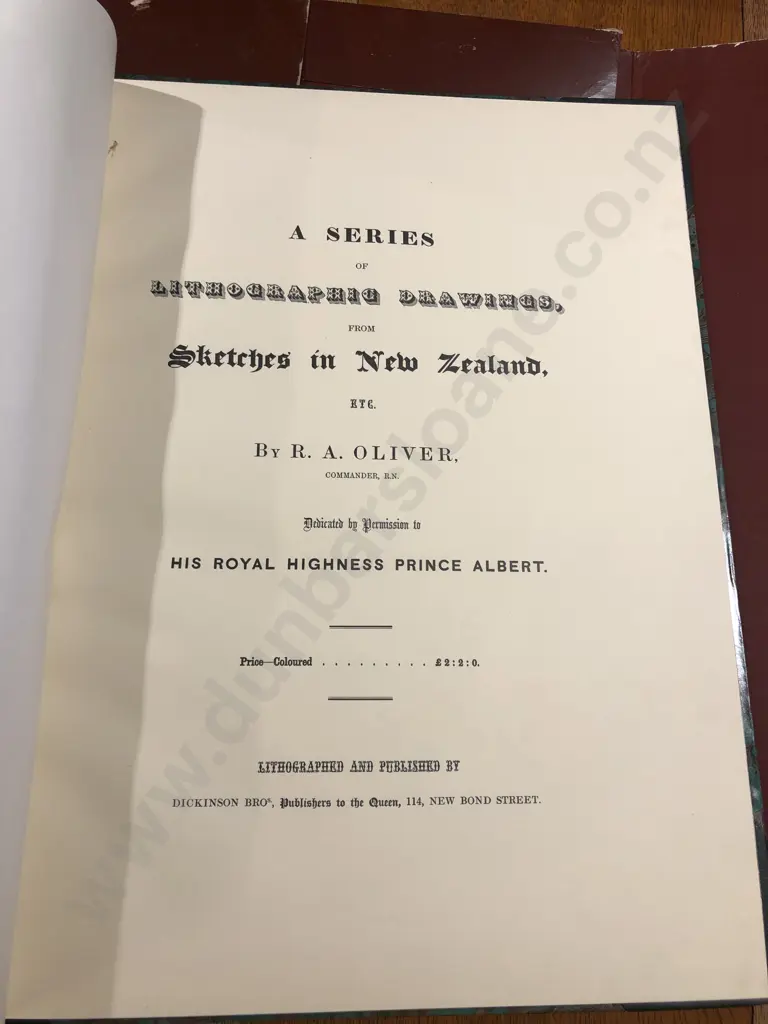 R. A. Oliver "Sketches in New Zealand" 1977 Image 1++