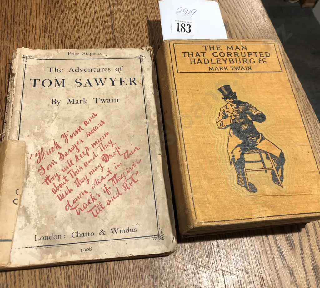 Mark Twain "The Man That Corrupted Hadleyburg" (1900) Image 1++