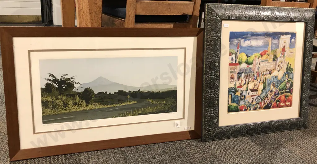 M. A. McDonald Limited Edition Print "Mount Egmont/Taranaki" Together With Other Print Image 1++